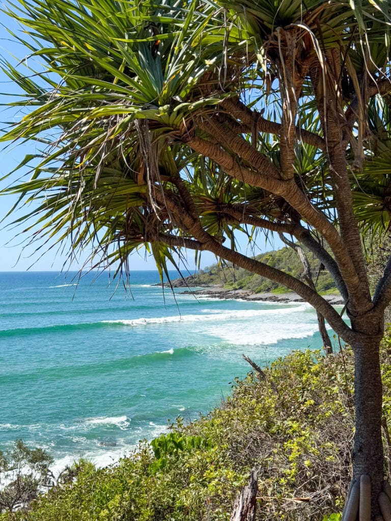 Jolies vagues depuis Noosa dans le Queensland.