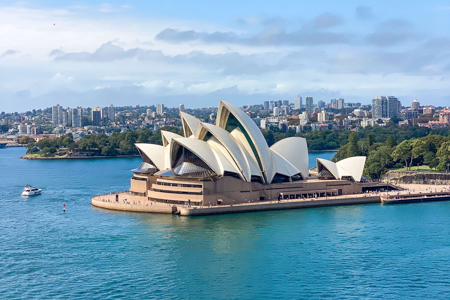 Vue de l’Opéra de Sydney en Australie.