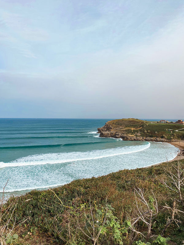 View of Playa de los Locos in Spain.
