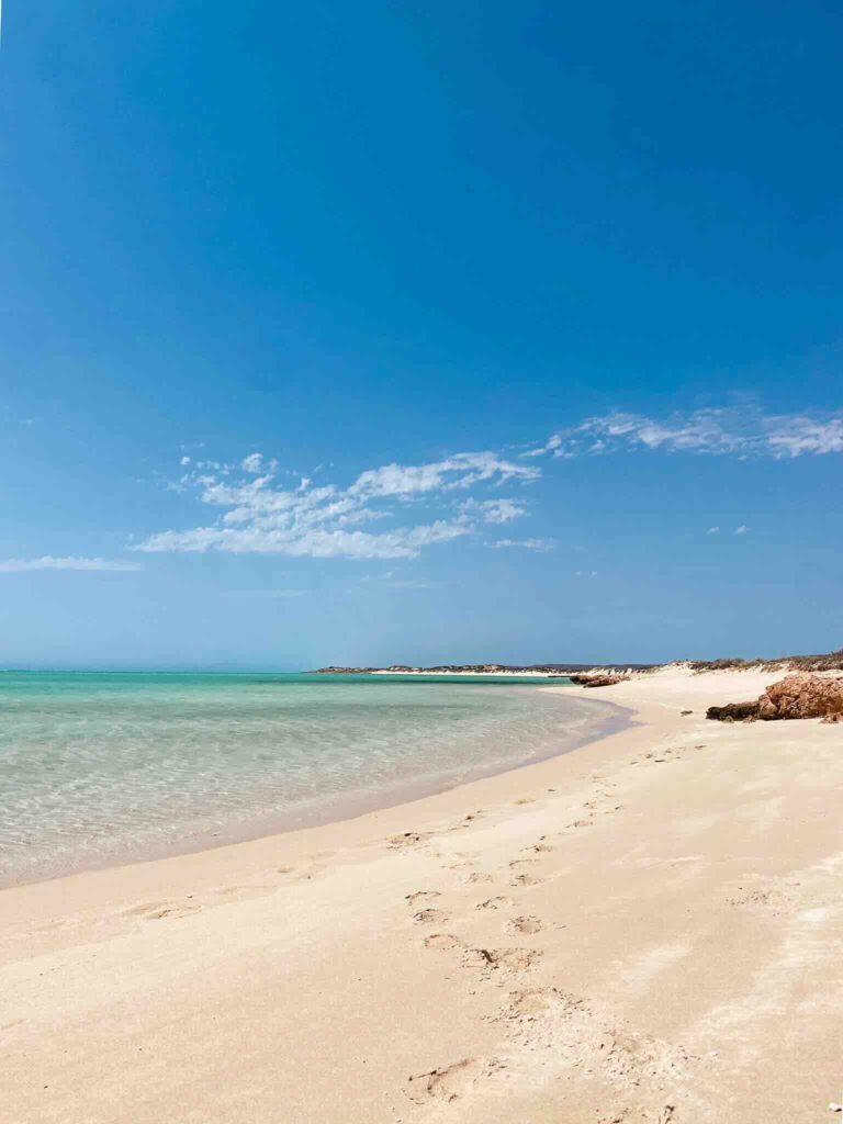 Beautiful Sandy Beach in Western Australia.